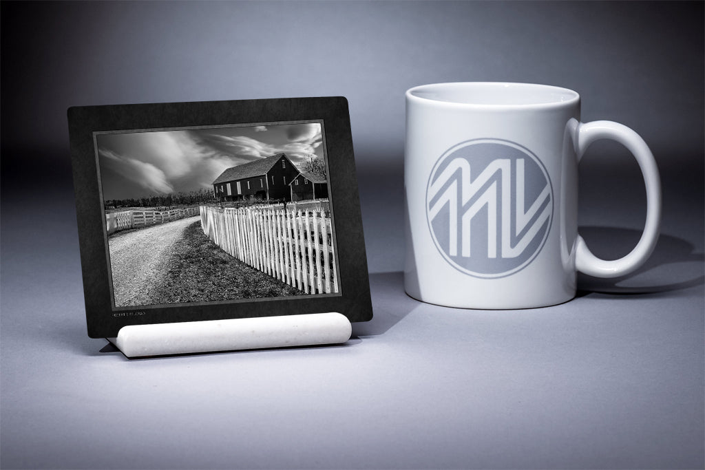 &quot;Henry Spangler Farm&quot; 4x5 Metal Print &amp; Stand