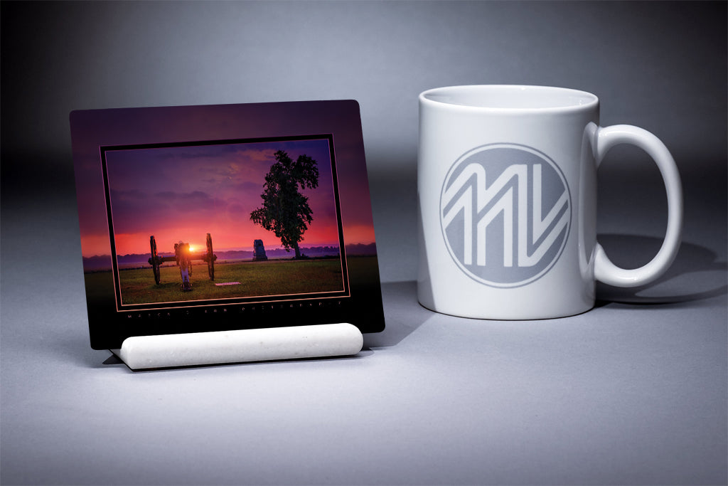 &quot;The Colors of Nightfall&quot; 4x5 Metal Print &amp; Stand