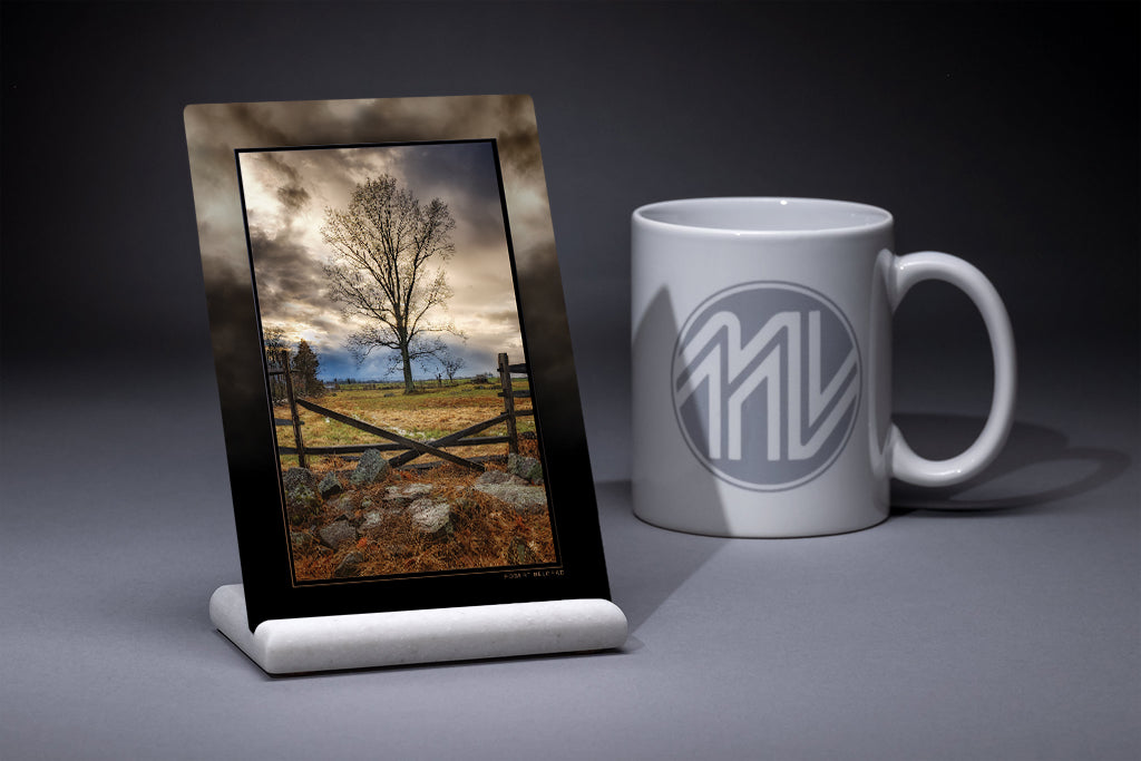 &quot;Lone Soldier&quot; 4x6 Metal Print &amp; Stand