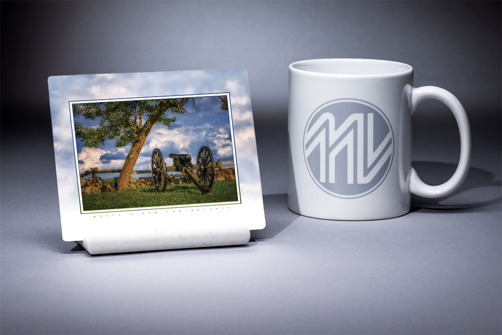 &quot;Blue Sky Thunder&quot; 4x5 Metal Print &amp; Stand