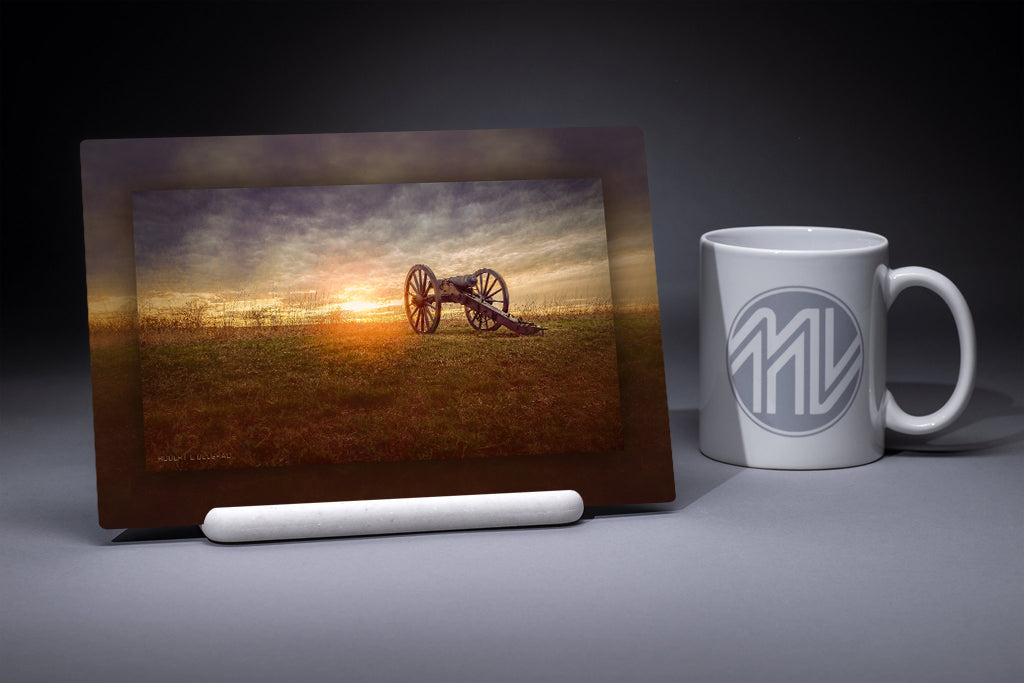 "Faithful Defender" 6x9 Metal Print with Stand