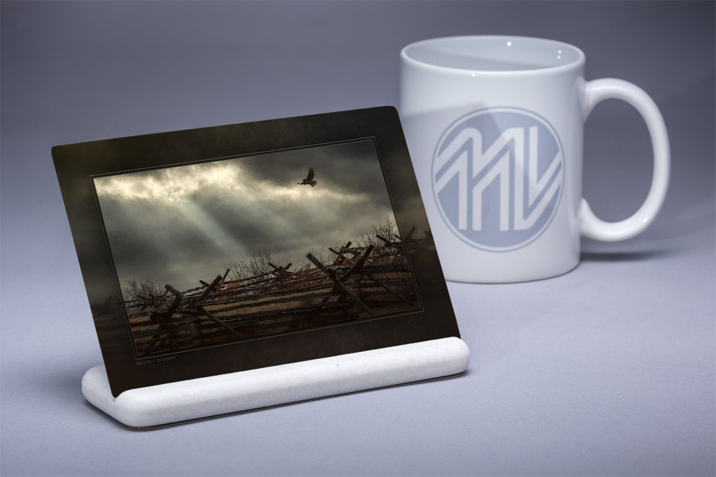 &quot;An Ill Wind on the Battlefield&quot; 4x6 Metal Print &amp; Stand