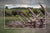 "McClean Farm and Fence" 4x6 Metal Print & Stand