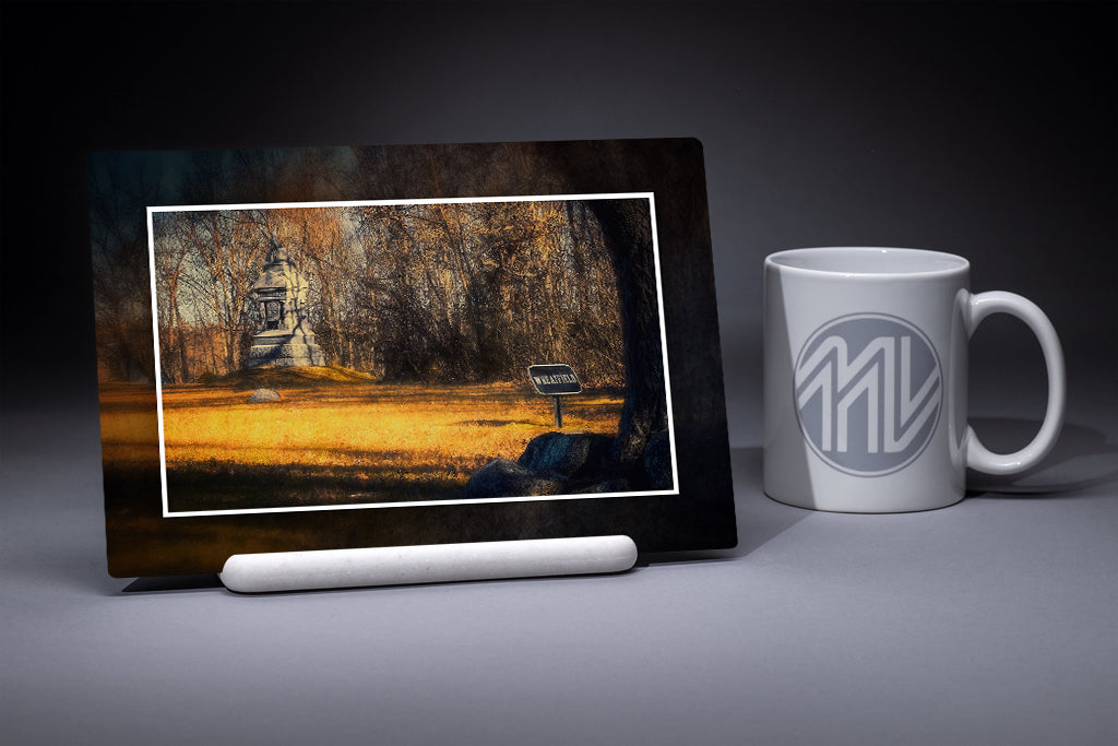 "The Wheatfield" 6x9 Metal Print with Stand