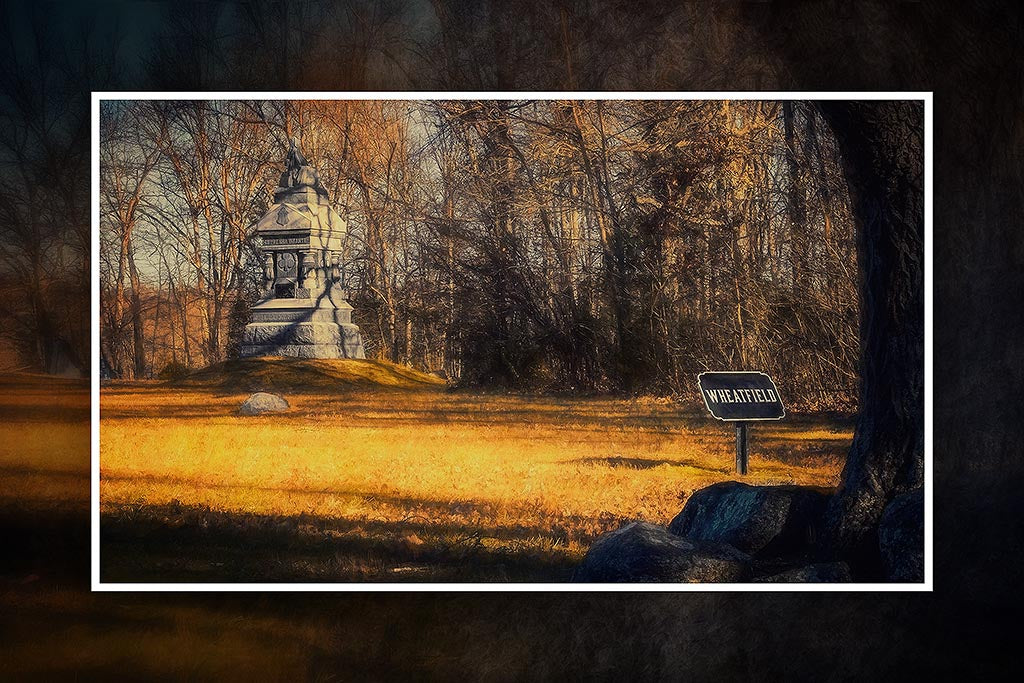 &quot;The Wheatfield&quot; 6x9 Metal Print with Stand
