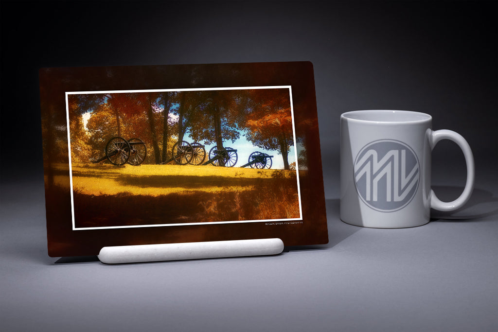 &quot;Stopping Force&quot; 6x9 Metal Print with Stand