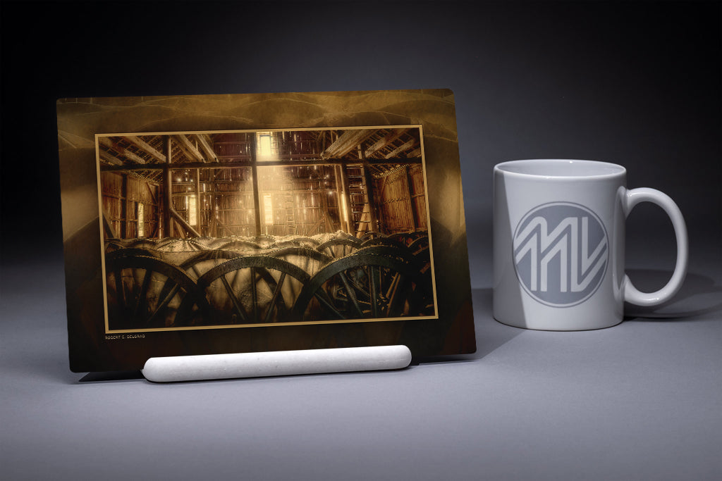 "Hidden Treasures" 6x9 Metal Print with Stand