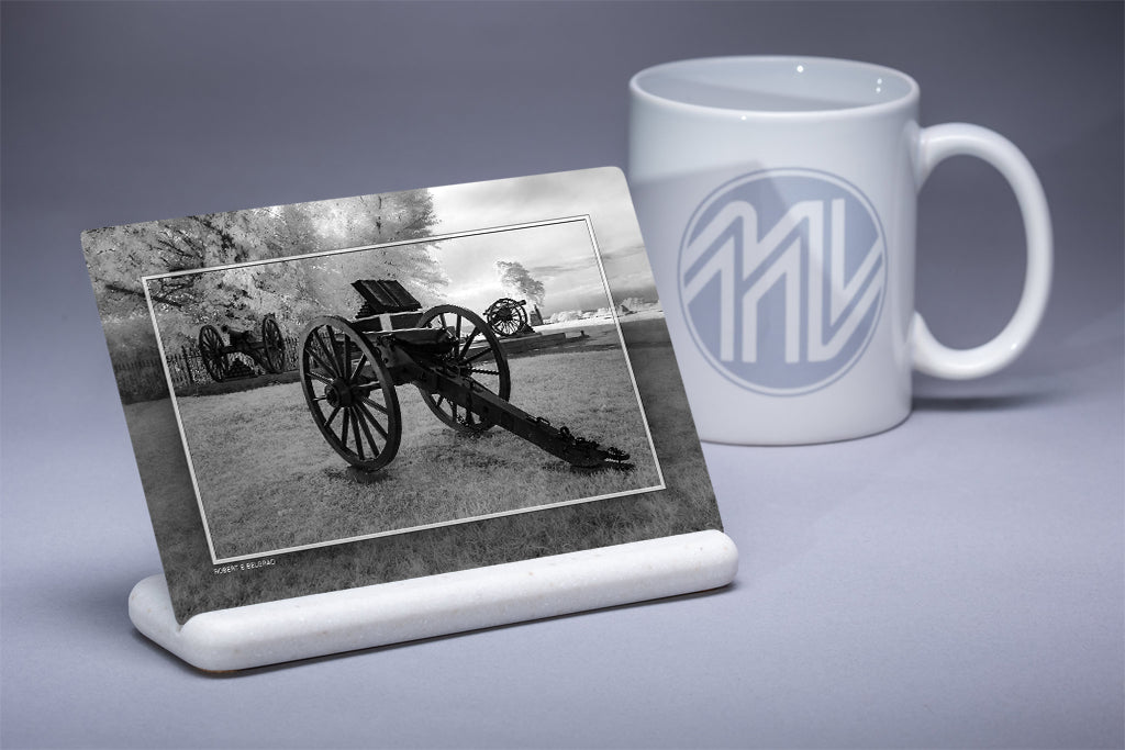 &quot;High Water Mark - Infrared&quot; 4x6 Metal Print &amp; Stand