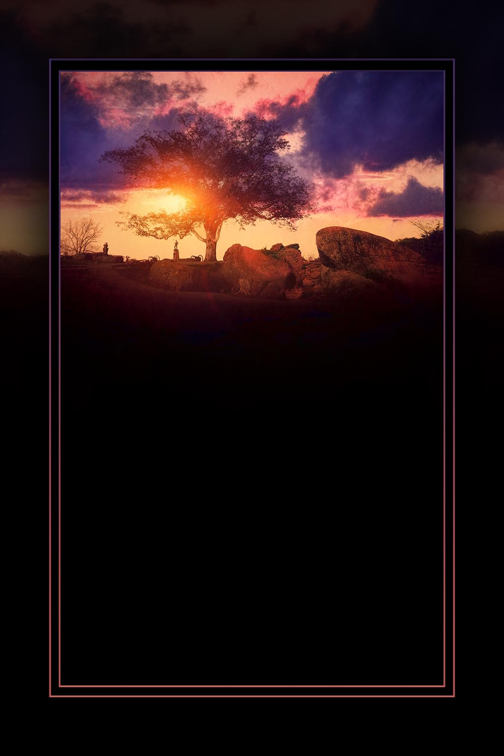 "Devil's Den" 6x9 Metal Print & Stand