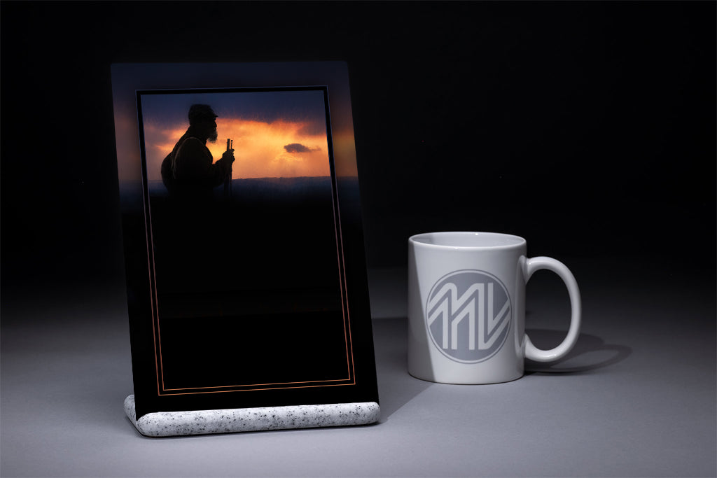 &quot;Living History&quot; 6x9 Metal Print &amp; Stand