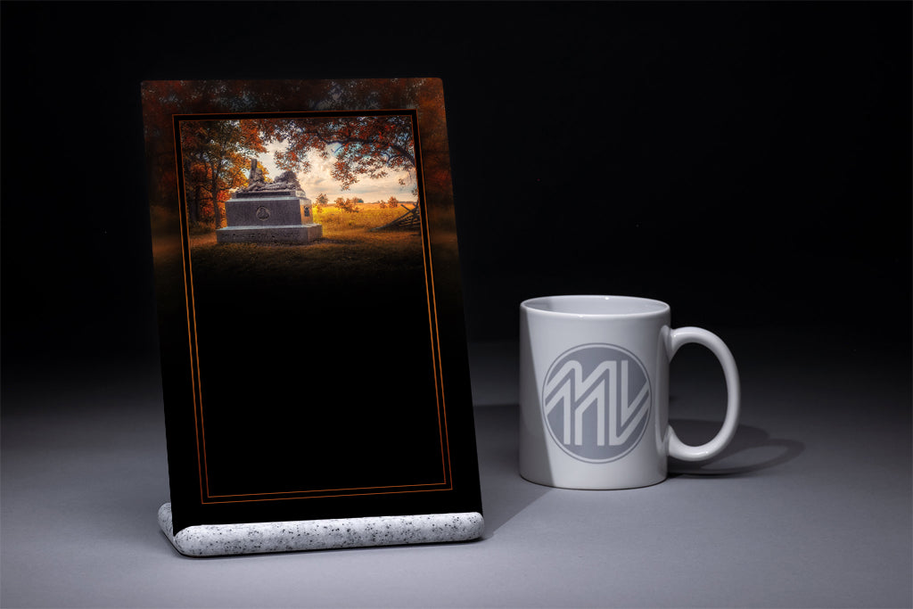 "Rose Woods" 6x9 Metal Print & Stand