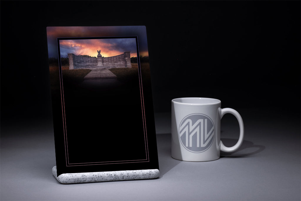 "New York Auxiliary Monument" 6x9 Metal Print & Stand