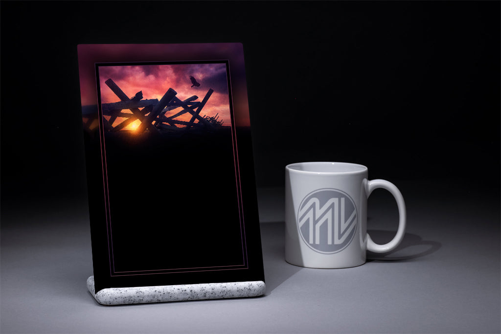 &quot;Field of the Fallen&quot; 6x9 Metal Print &amp; Stand