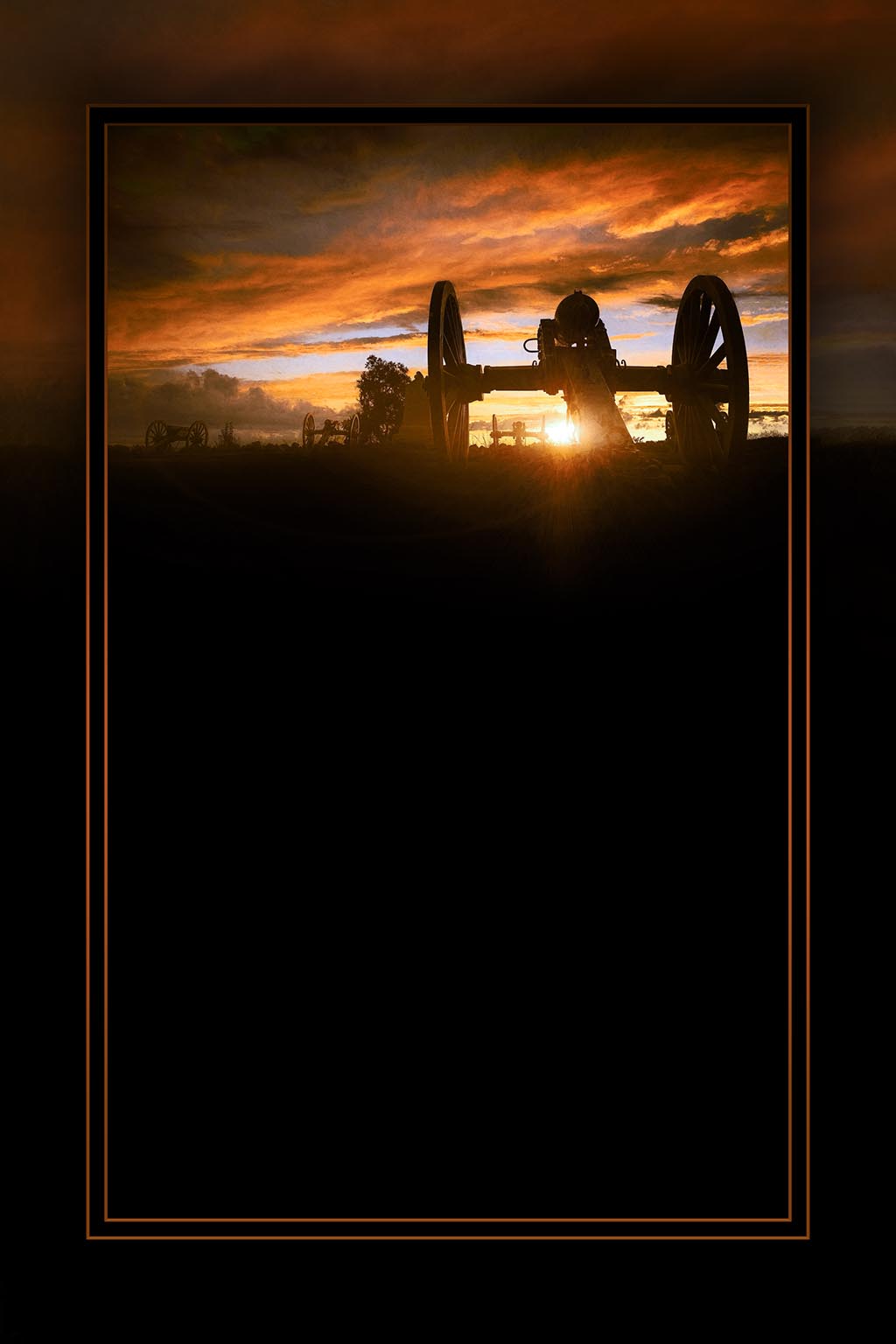 "Silent Sentinels" 6x9 Metal Print & Stand