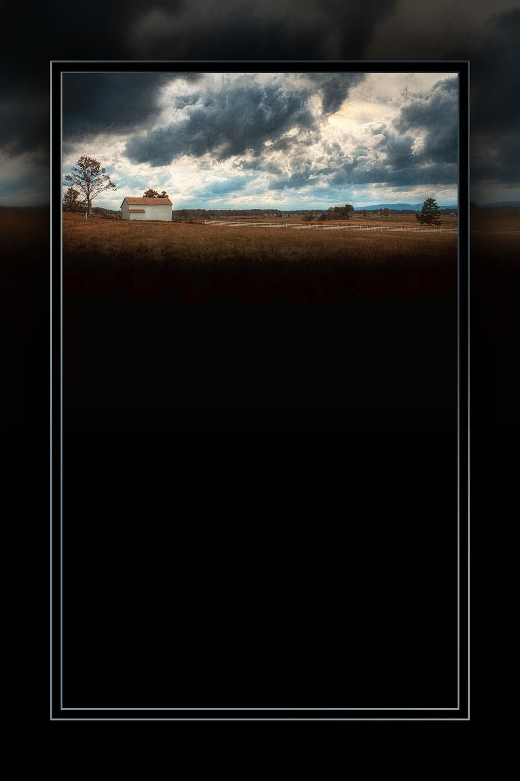 &quot;The Bryan Farm&quot; 6x9 Metal Print &amp; Stand