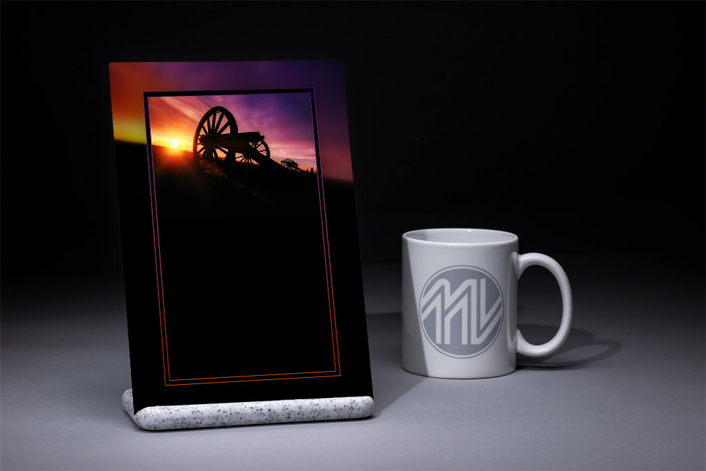 "Ember" 6x9 Metal Print & Stand