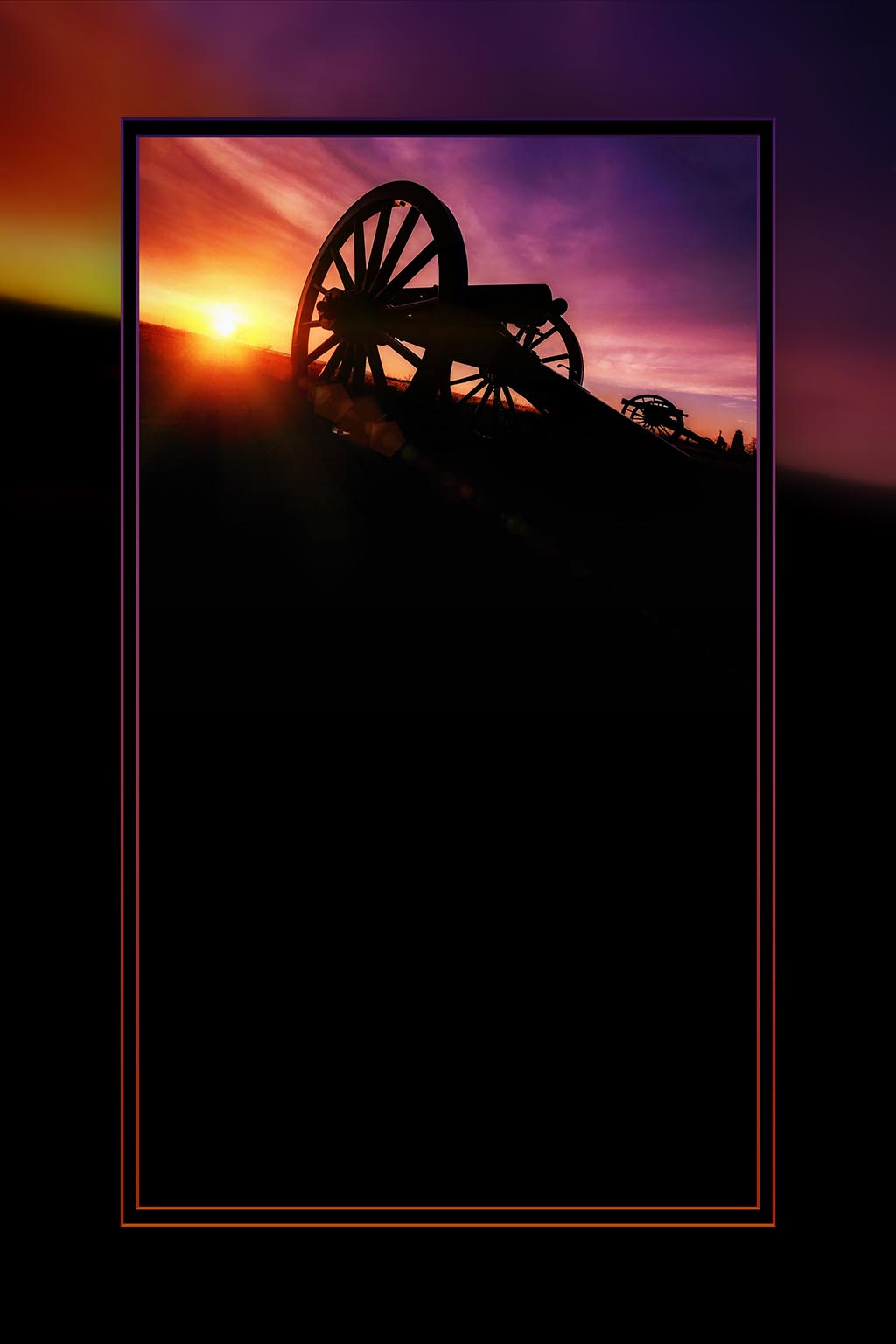 &quot;Ember&quot; 6x9 Metal Print &amp; Stand