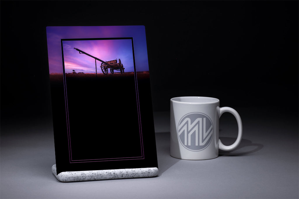 &quot;Extreme Caission&quot; 6x9 Metal Print &amp; Stand