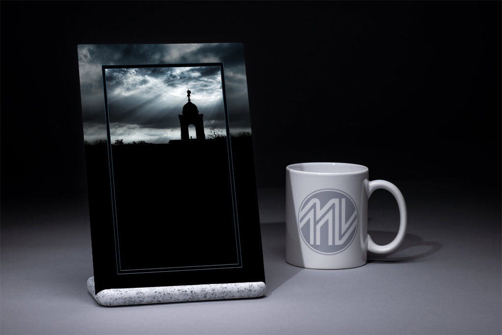 "Pennsylvania Monument" 6x9 Metal Print & Stand