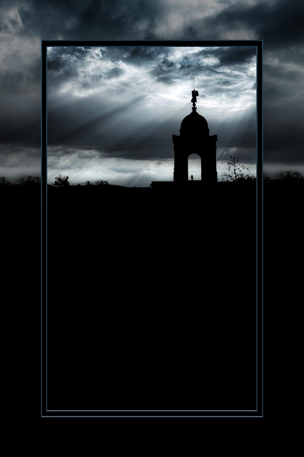 "Pennsylvania Monument" 6x9 Metal Print & Stand