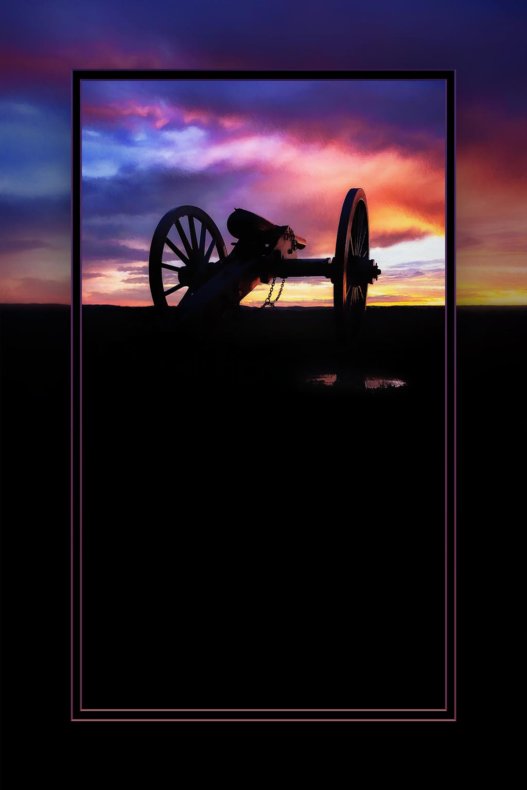 "Rainbow Angle, Left" 6x9 Metal Print & Stand