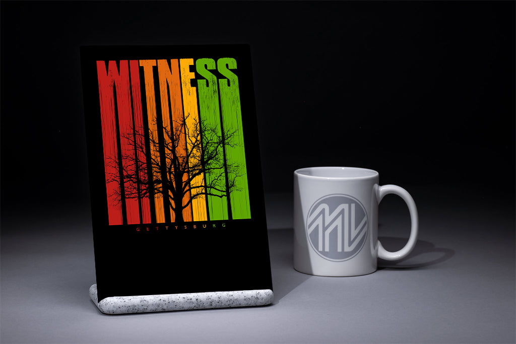 &quot;Witness&quot; 6x9  Metal Print &amp; Stand