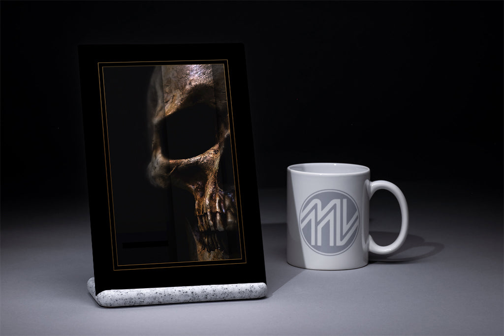 "Introvert" 6x9 Metal Print with Stand