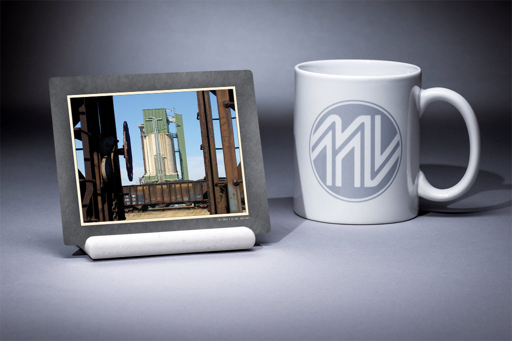 "The Facility" 4x5 Metal Print & Stand