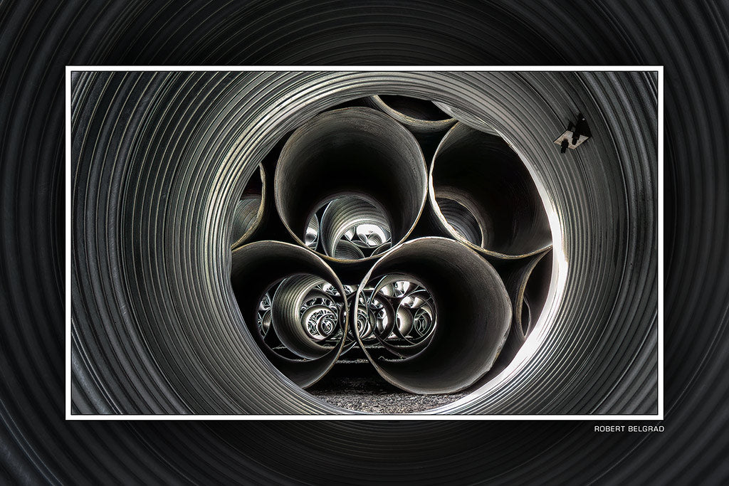 "The Inner Life of Ducts" 4x6 Metal Print & Stand