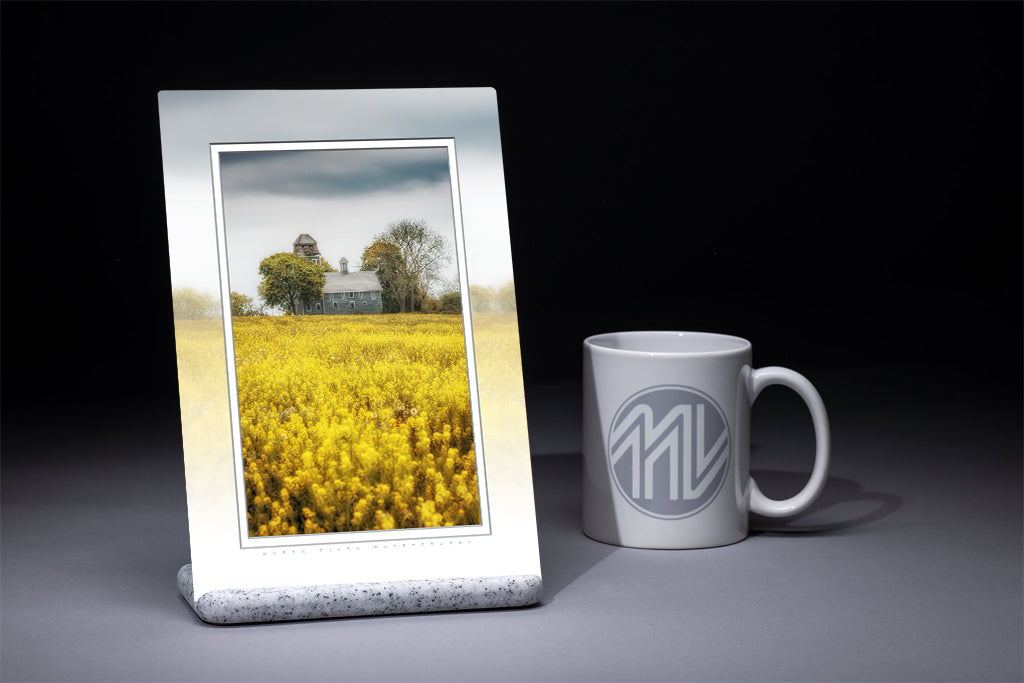 "Enchanted Barn" 6x9 Metal Print with Stand