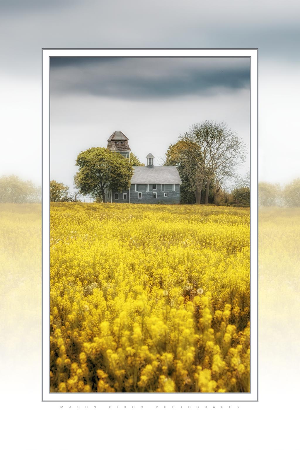 &quot;Enchanted Barn&quot; 6x9 Metal Print with Stand