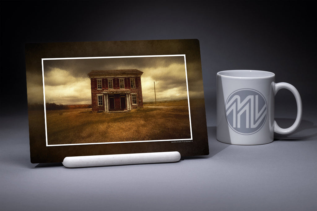 "A Lingering Loss" 6x9 Metal Print with Stand