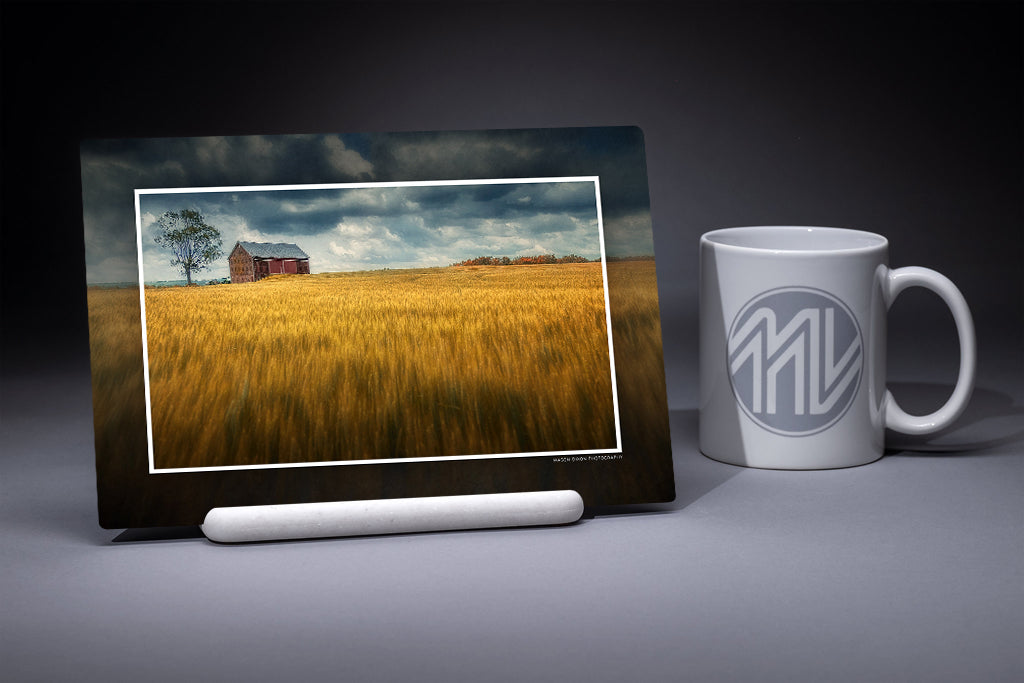 &quot;The Overseer&quot; 6x9 Metal Print with Stand