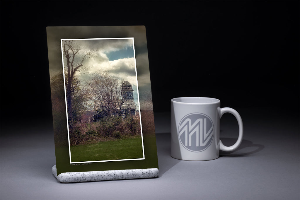 &quot;The Encroachments of Age&quot; 6x9 Metal Print with Stand