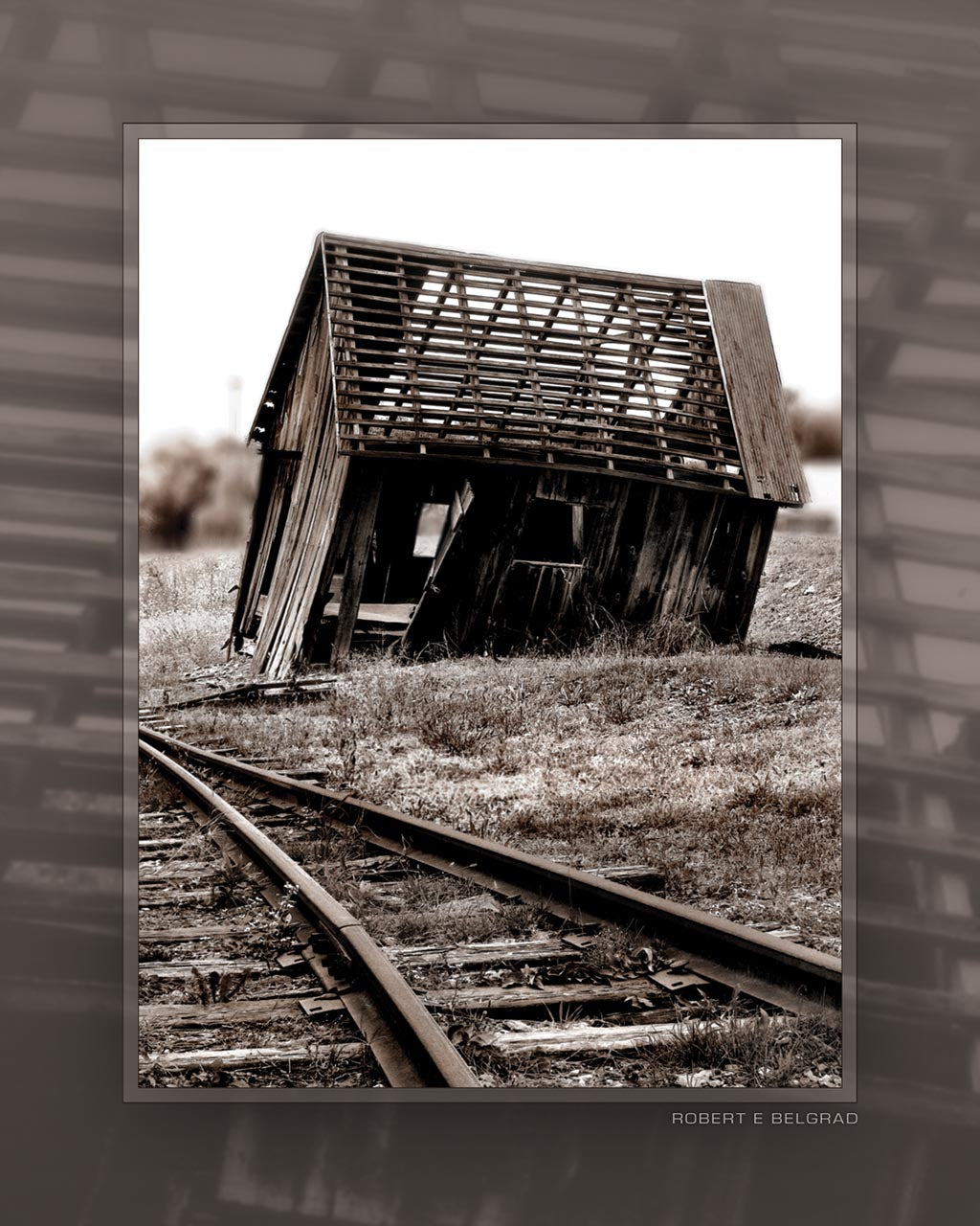 &quot;Collapsing into Time&quot; 4x5 Metal Print &amp; Stand