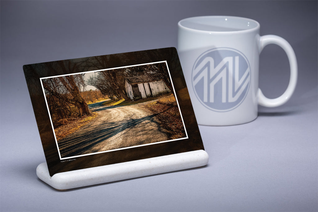 &quot;Twists and Turns&quot; 4x6 Metal Print &amp; Stand