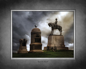 "Cemetery Hill Tableau" 4x5 Metal Print & Stand