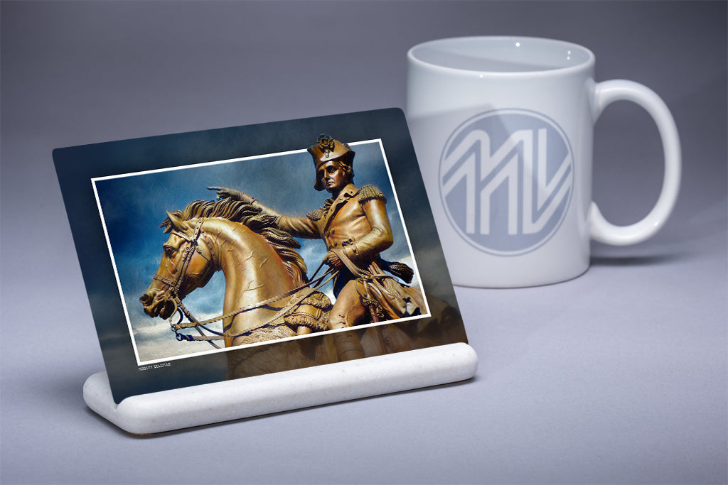 "Washington, Mounted" 4x6 Metal Print & Stand