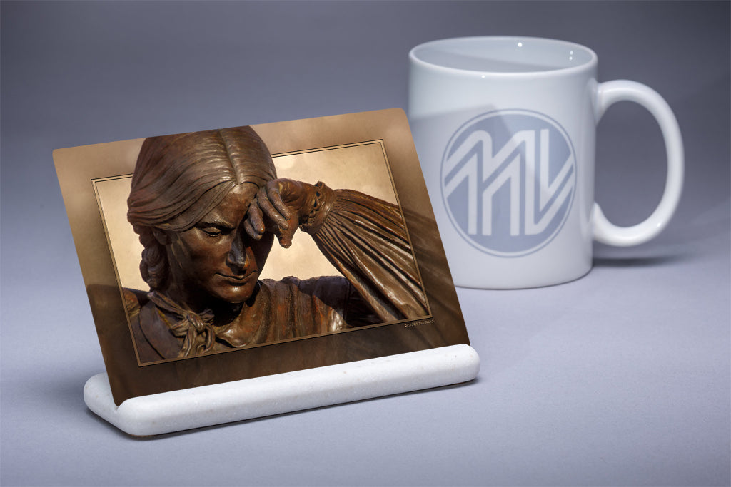 &quot;Elizabeth Thorn Monument&quot; 4x6 Metal Print &amp; Stand