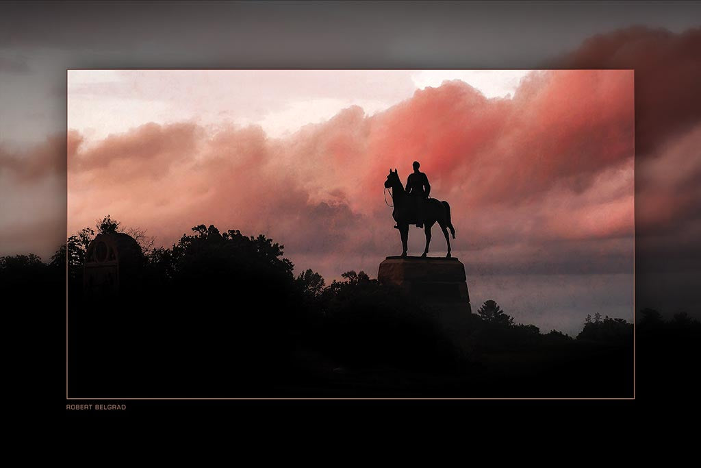 &quot;Meade in the Storm&quot; 4x6 Metal Print &amp; Stand