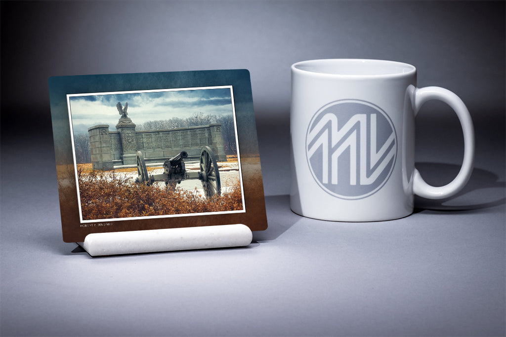 &quot;New York Auxilliary Monument&quot; 4x5 Metal Print &amp; Stand