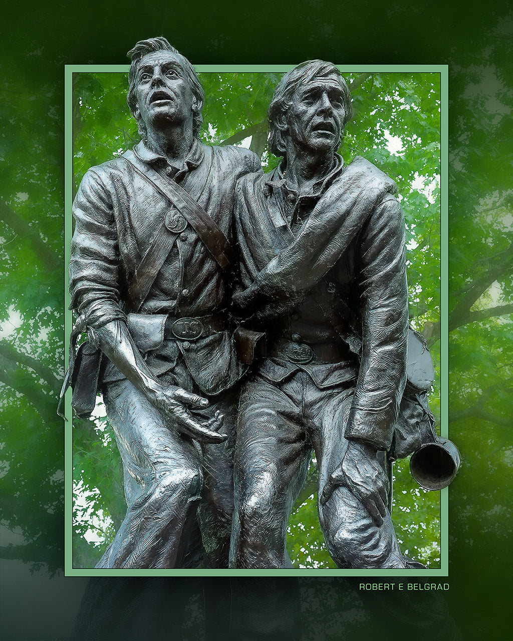 &quot;Maryland Monument&quot; 4x5 Metal Print &amp; Stand