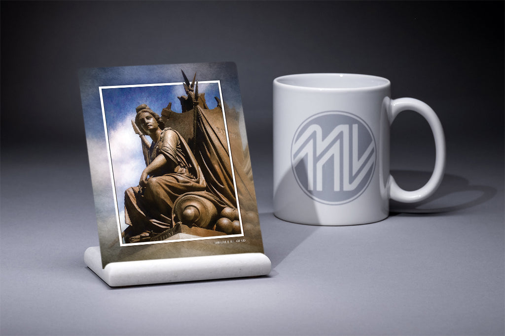 &quot;Richmond Patriots&quot; 4x5 Metal Print &amp; Stand