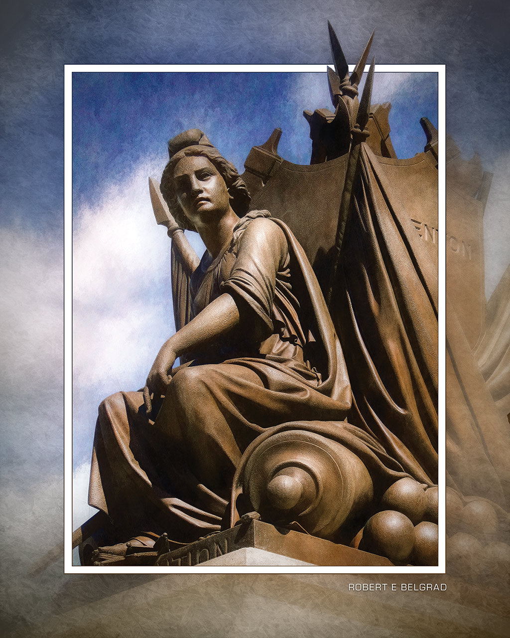 &quot;Richmond Patriots&quot; 4x5 Metal Print &amp; Stand