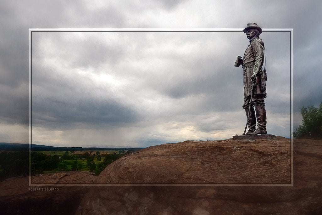 &quot;Warren Observes&quot; 4x6 Metal Print &amp; Stand