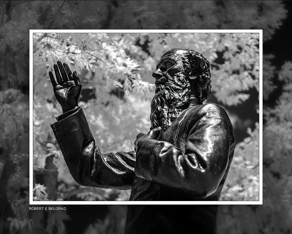 &quot;Father Corby&quot; 4x5 Metal Print &amp; Stand