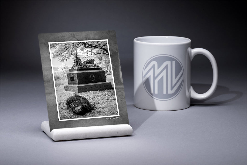 &quot;2nd Brigade, 1st Division, 2nd Corps&quot; 4x5 Metal Print &amp; Stand