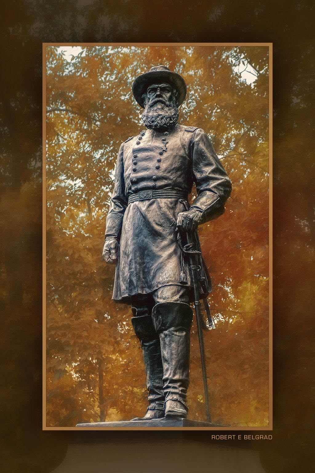 &quot;John White Geary&quot; 4x6 Metal Print &amp; Stand