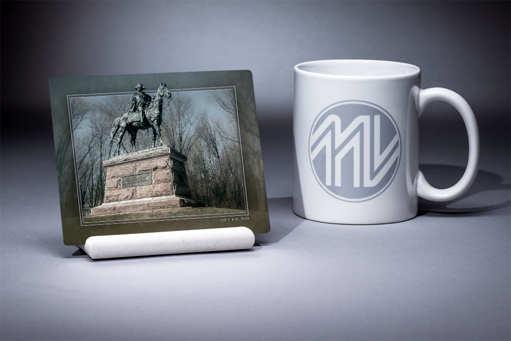 &quot;Anthony Wayne at Valley Forge&quot; 4x5 Metal Print &amp; Stand