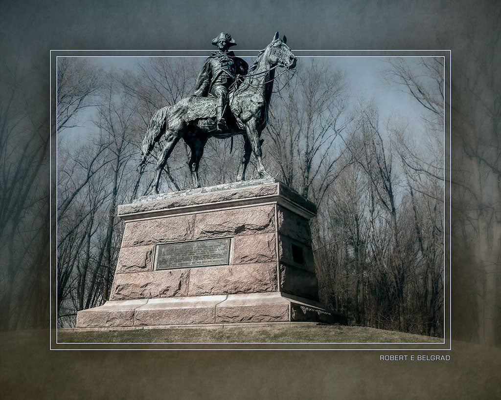 &quot;Anthony Wayne at Valley Forge&quot; 4x5 Metal Print &amp; Stand